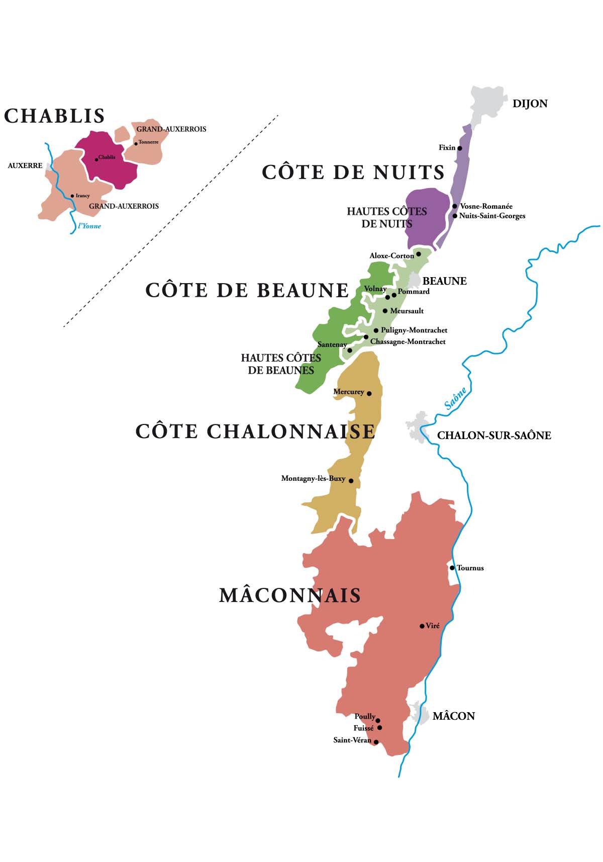 Total Imagen Carte Des Vins De Bourgogne Fr Thptnganamst Edu Vn